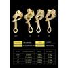 Electrician Wire Puller Tensioner Wire Rope Jammer Tool 0.5T 1T 2T 3T Metal Wire Rope Clip Double Hook Wire Tightener Power
