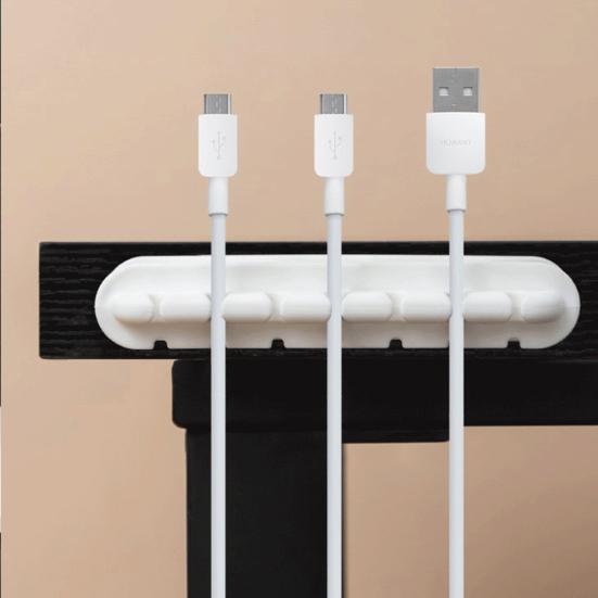 Простая установка, легкий, отличный гибкий держатель USB-кабеля, аксессуары для намотки кабеля