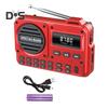 Portable Radio Bluetooth-compatible Speaker Digital Display Battery Operated AM/FM Radio Handheld Wireless Speaker