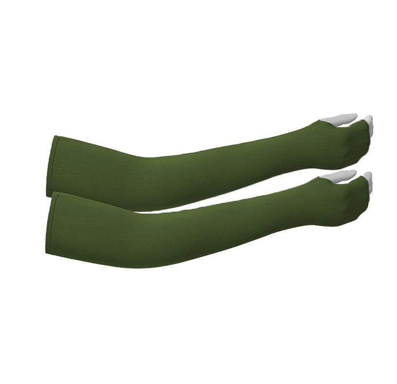 Adult's Cooling Arm Sleeves Long Fingerless Gloves Anti-Slip Sun Protection Arm Sleeves