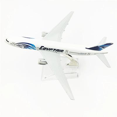 777 Egypt Air Металлический сплав Самолет B777 16 см Масштаб 1/400 Модель Самолета С Шасси Авиационная Статическая Модель
