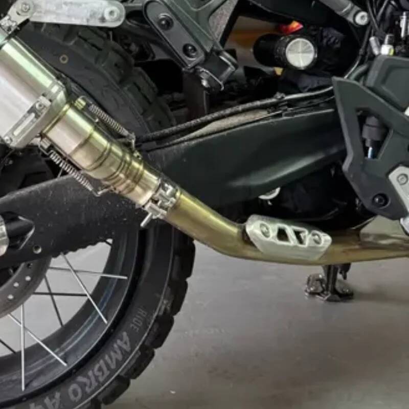 450Mt 2023+ CFMOTO For 450 Middle Exhuast MT Motorcycle Link Pipe Connect 51Mm Motorcycle Escape Exhaust Muffler Pipe +