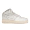 Air Force 1 07 Mid White Canvas Женские кроссовки Summit-White Pearl-White Black DZ4866-121