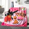 1Pc Bunny Friends Adventure Blanket For Couch Bed Plush Cozy Fuzzy Blanket Super Soft Warm Blankets For Fall And Winter 09188