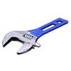 1 Pcs 8-inch Large Opening Short Handle Adjustable Wrench Large Opening Bathroom Short Handle Multifunctional Mini Wrench Tool