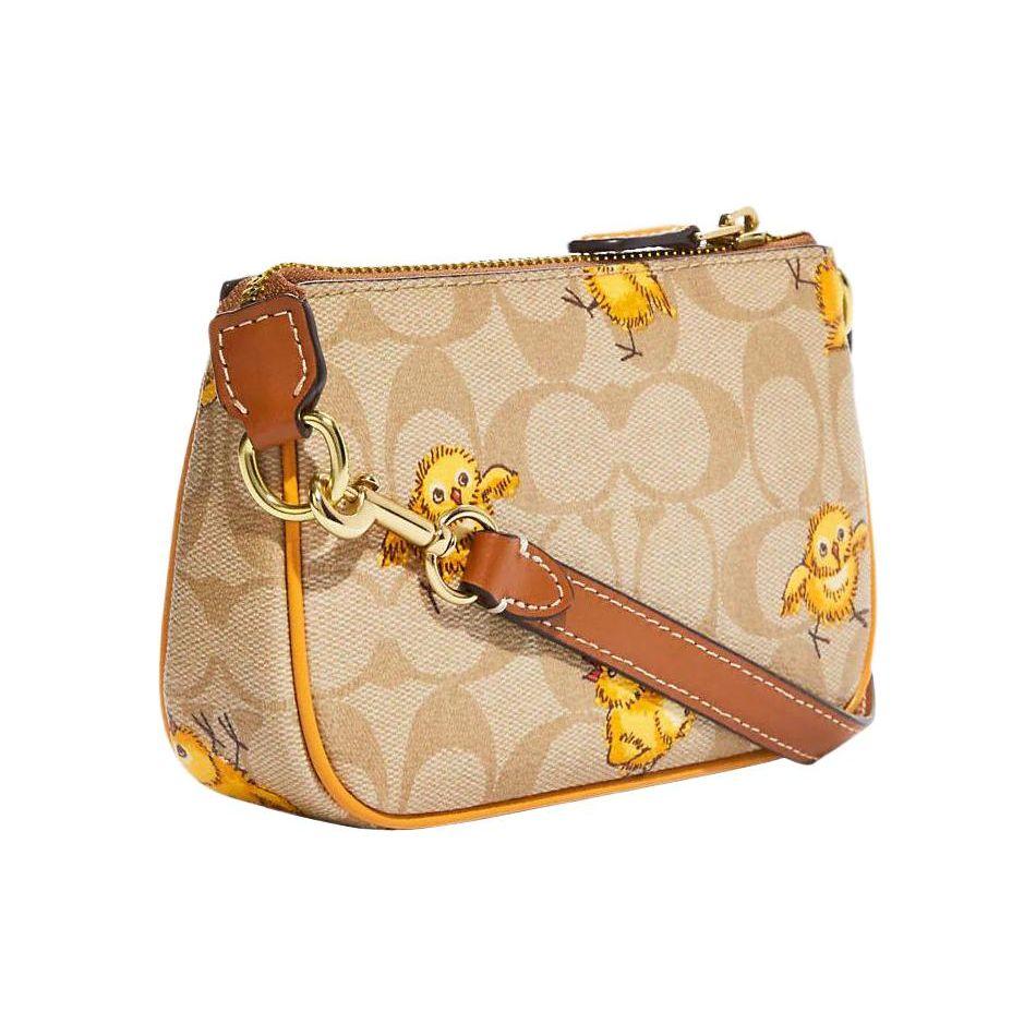 Coach Nolita 15 Мультяшный Принт Животных Цепочка Браслет Женский Браслет Хаки Желтый CC419-IMOT4