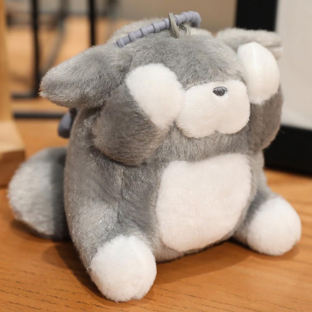 Animal Shy Cat Dog Keychain Funny Plush Doll Pendant Capybara Plush Pendant  Kid Boys
