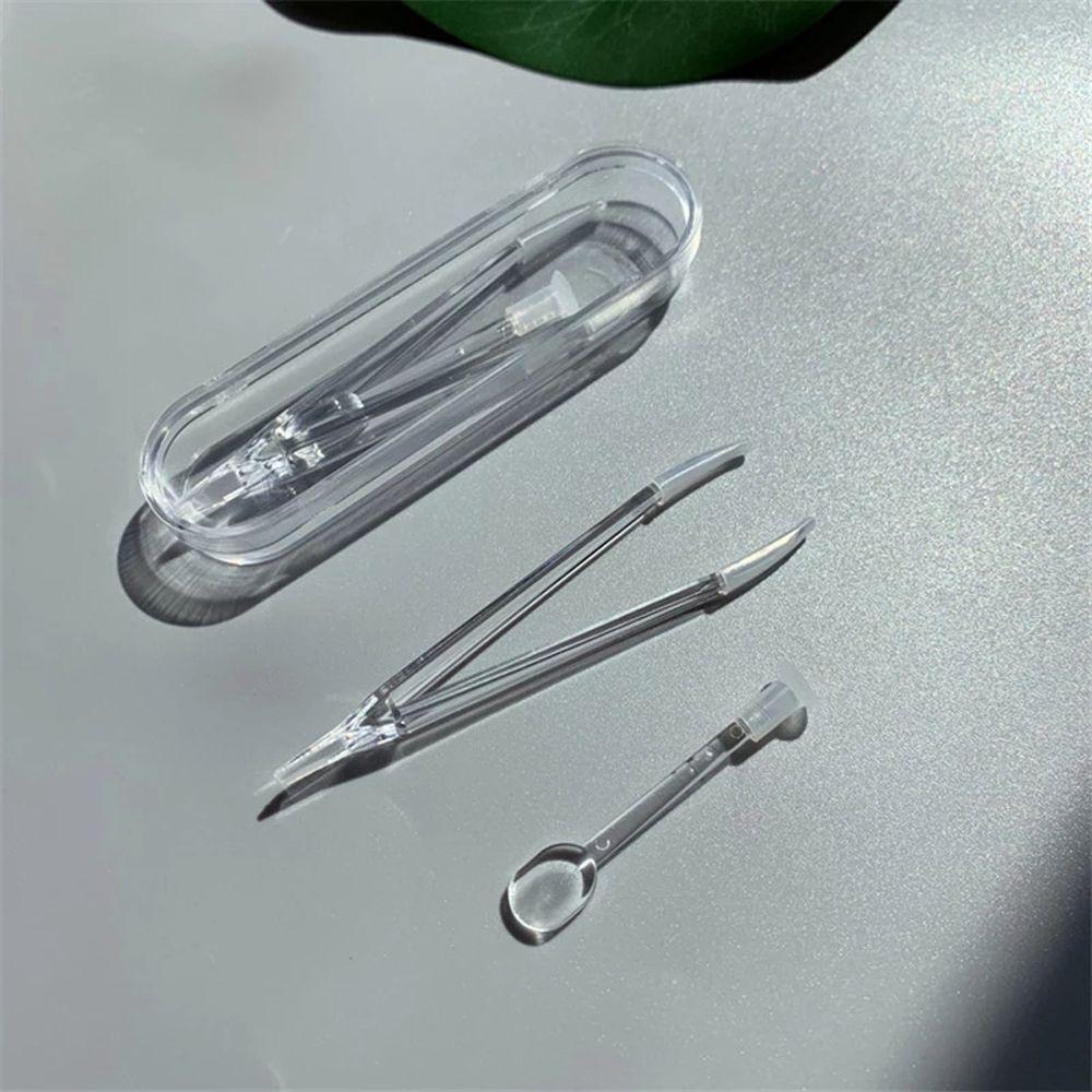 Contact lens wearing Large Independent shell Contact lens clip Beauty tools Suction stick Tweezers