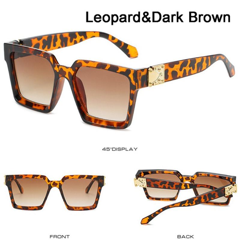 Мужские и женские солнцезащитные очки в классической оправе с большой оправой, модные аксессуары, солнцезащитные очки для женщин