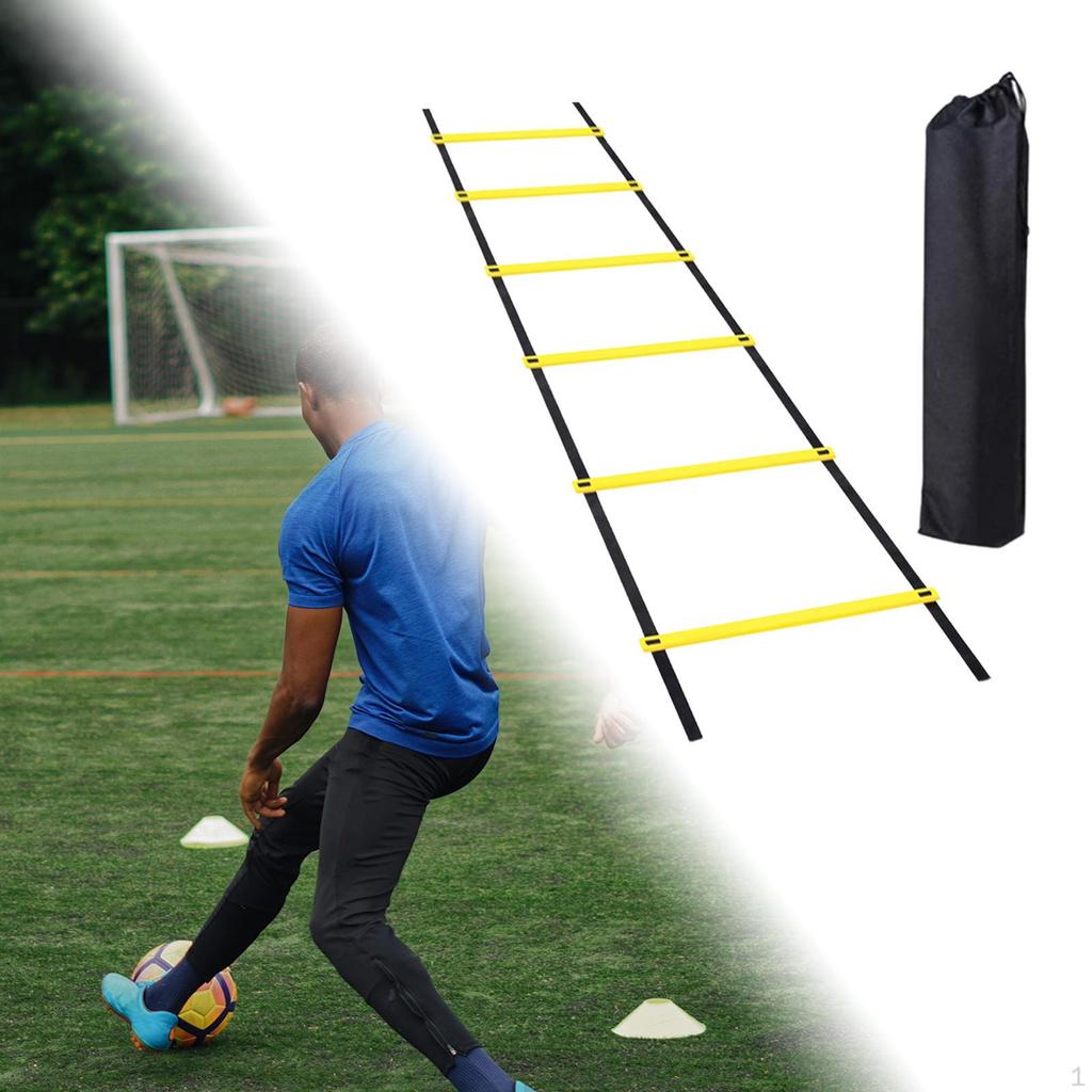 Adjustable Agility Ladder for Soccer and Volleyball Footwork Training Equipment
