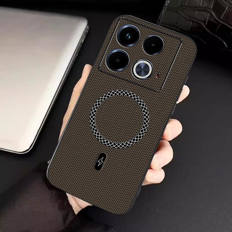 Biruiqu Infinix Note 40 Новый Ультратонкий Магнитный Кожаный Ударопоглощающий Защитный Чехол для Телефона