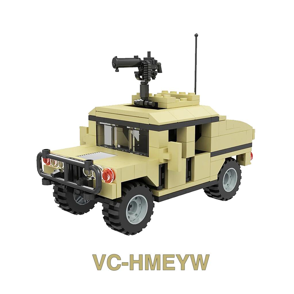 Военный бронеавтомобиль Hummer AH64 Stryker, модель солдатского оружия армии США, конструктор для детей.