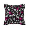 Animal Footprint Dog Paw Cushion Cover x cm Polyester Velvet Throw Pillow Case For Sofa Seat Decoration Bedding Pillowcase