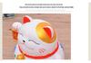 Силиконовая копилка 'Счастливый Кот' - Большой Объем, Защита от Падения, Идеальный Новогодний Подарок
