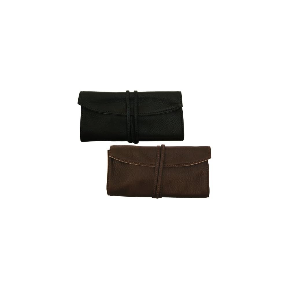 Pilot Pen Case Pensamble PSR5-01-DBN Dark Brown Leather Roll Design