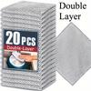 Magic Steel Velvet Cleaning Pads - Pack of 10/20, Double Layer, Reusable and Non-Stick, Powerful Rust Remover for Wet/Dry Cleaning, Scratch