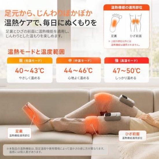 Набор из двух устройств Cordless HuBDIC для ухода за ногами с воздушным давлением (Стопы + Икры Бедра) Охватывает всю ногу Подошва 5 Режимов Уровней Интенсивности 3 Нагреватель Тепло КоленоСтопа