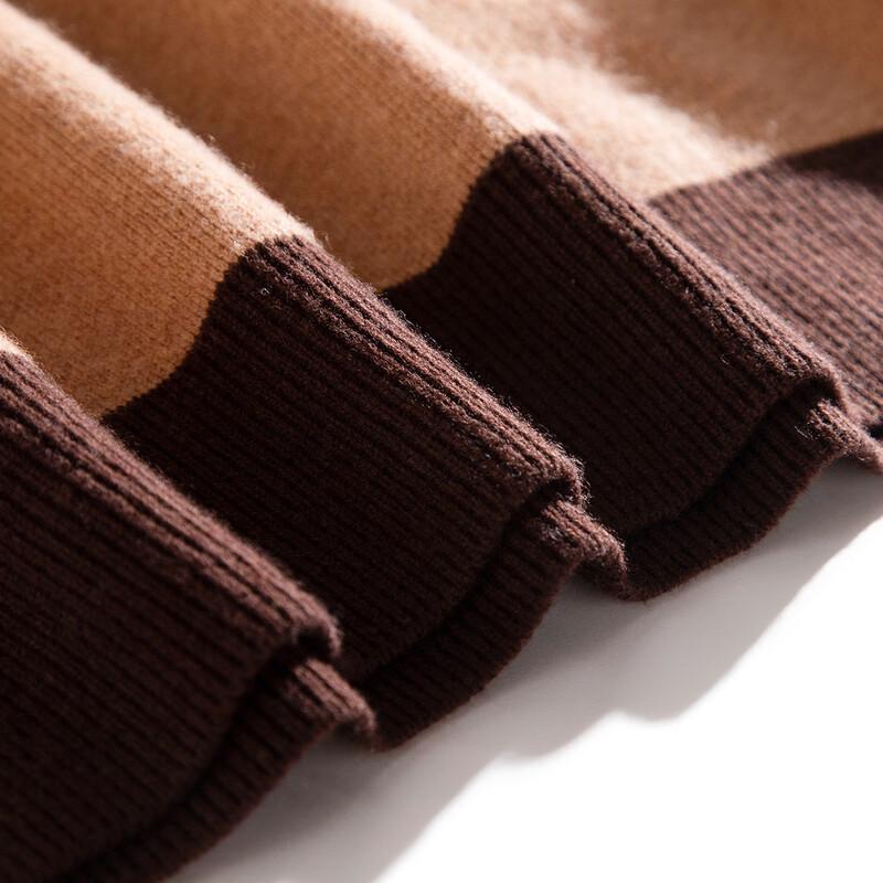 TUHUANG Women's Extra Thick Pure Wool Half-High Collar Sweater