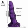 Силиконовая анальная пробка Monster Dildo Мягкий пенис Секс-игрушки Парный вагинальный стимулятор Женский мастурбатор Анальная пробка Секс-шоп Секс-товары