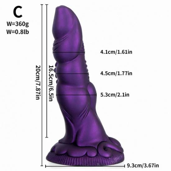 Силиконовая анальная пробка Monster Dildo Мягкий пенис Секс-игрушки Парный вагинальный стимулятор Женский мастурбатор Анальная пробка Секс-шоп Секс-товары