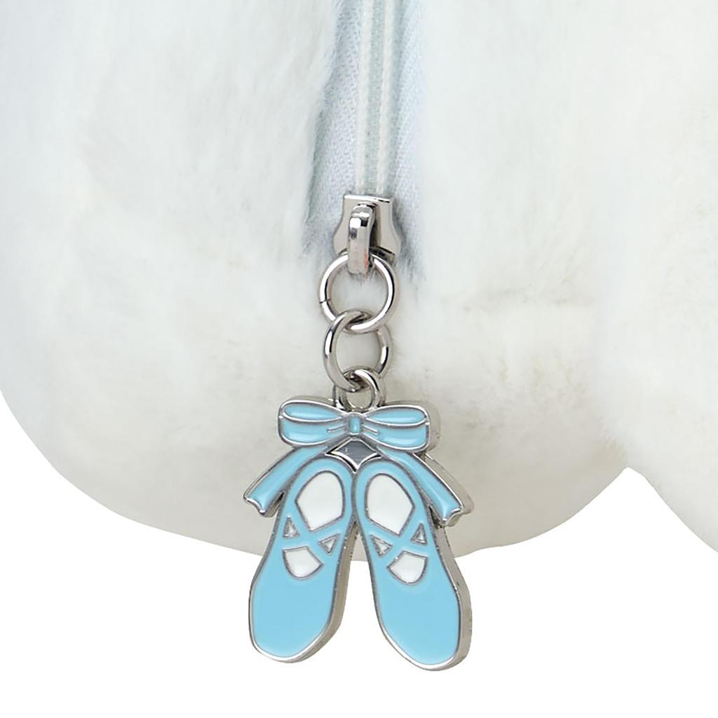 Sanrio Face Shaped Pouch Cat Cinnamoroll 415472 (White Ballerina)