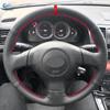 Car Accessories Steering Wheel Cover Leather Trim For Subaru Forester Impreza WRX STI Legacy Outback 2005 - 2007 Saab 9-2X