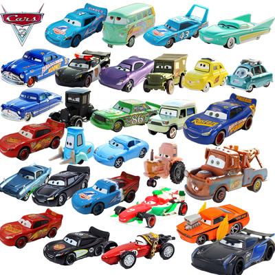 Игрушки Disney Pixar Тачки 3 Молния Маккуин Мак Дядя Коллекция 1:55 Литых Металлических Машинок Модель Игрушки из Сплава для Детских Подарков