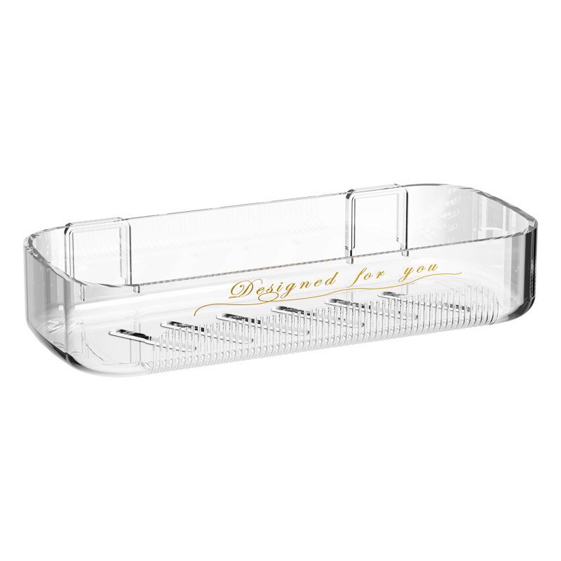 Настенная полка для ванной комнаты без отверстий для хранения туалетных принадлежностей и косметики