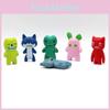 3inch Pvc Fuggler Figure Cartoon Children Mini Toys Decoration Gift Characters