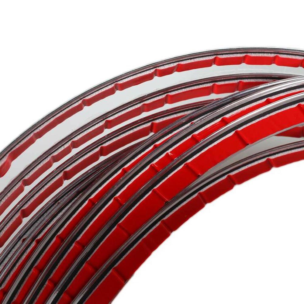 1 шт. 12 мм * 5 м серебряная полоса для автомобильного бампера, клейкая новинка, авто яркая хромированная полоса для бампера, молдинги, отделка