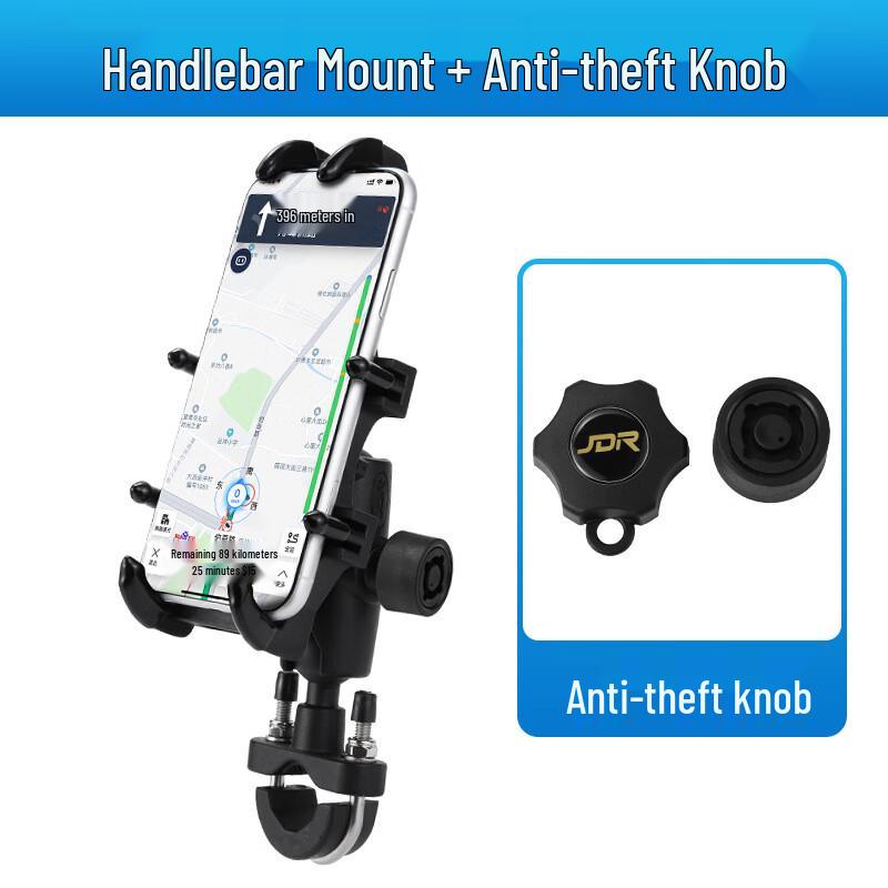 Lishi Motorcycle Phone Navigation Holder with M10 Ball Head Mount