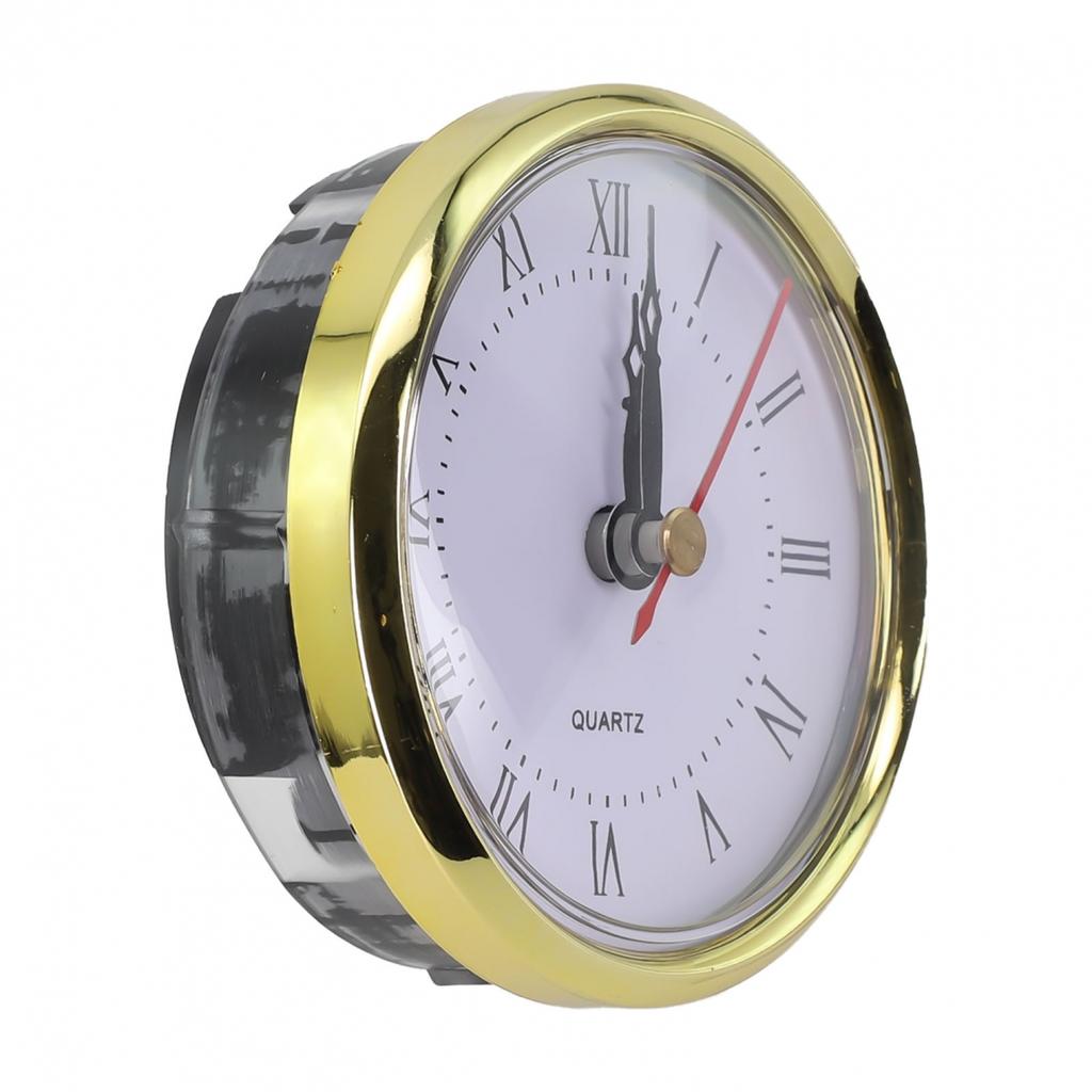 Обновите свои часы. Вставка из кварцевых часов 80 мм с черными арабскими цифрами.