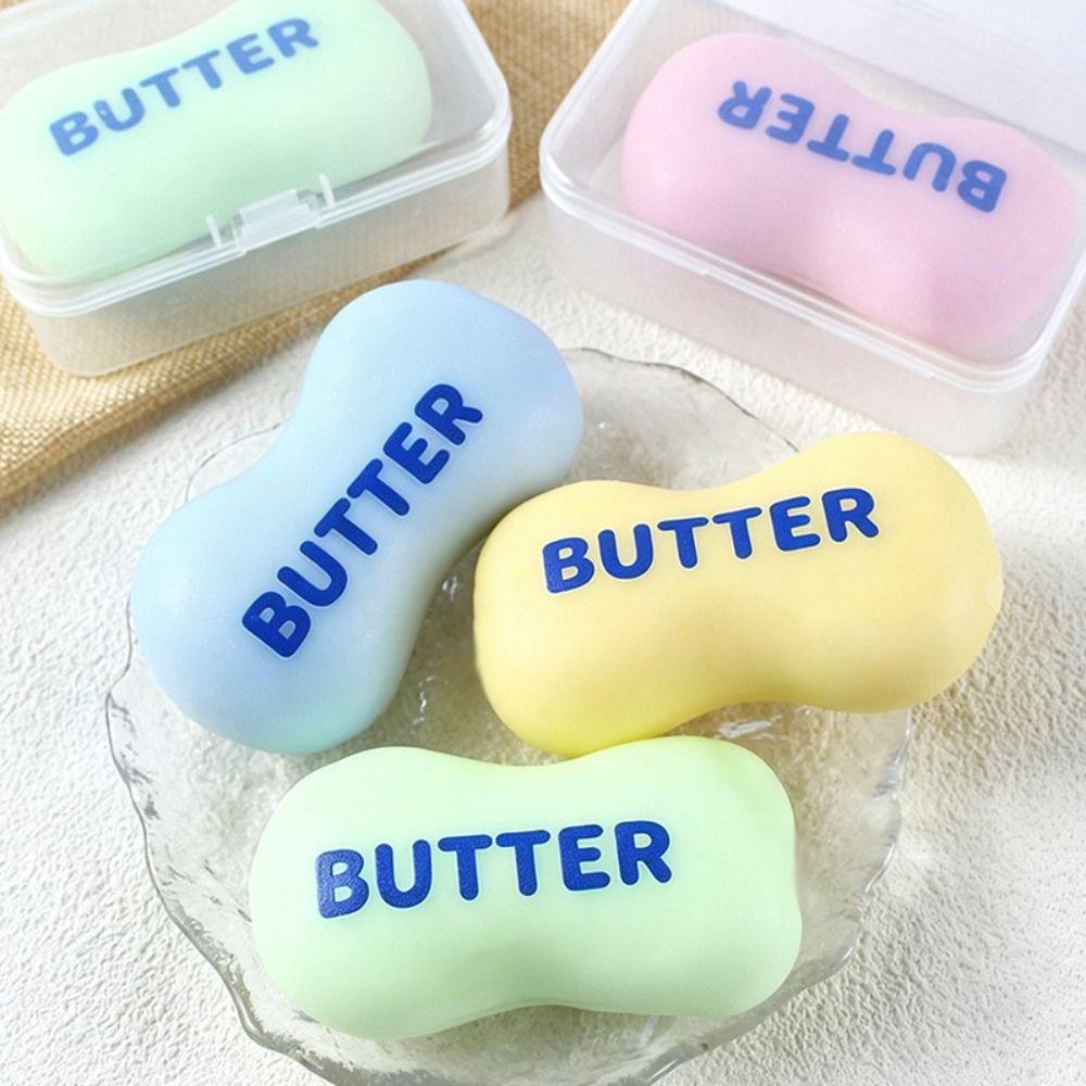 Cookie Crunch Squishy Toy Butter Soap Crispy Feel Squishy Wax Cracking Squeeze Kids Adults