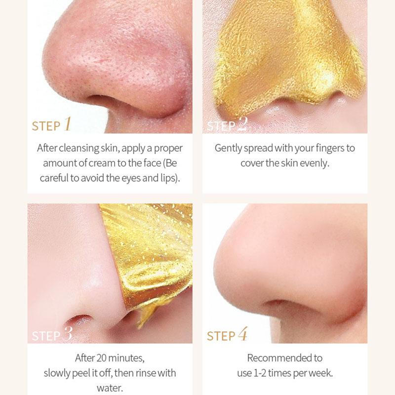 LAIKOU Маска-пленка с золотым листом 50 г, очищающая поры, средства по уходу за кожей