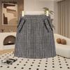 Small Fresh Woolen Casual Half Skirt [Please refer to size chart for Korean brand selection]