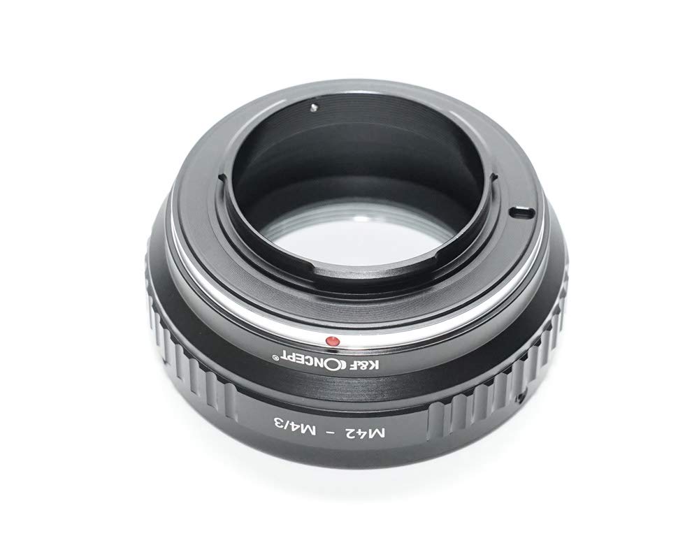 Адаптер объектива CONCEPT M42 на крепление Micro Four Thirds с салфеткой для объектива K&F m4/3 m42-m43 (КФМ43)