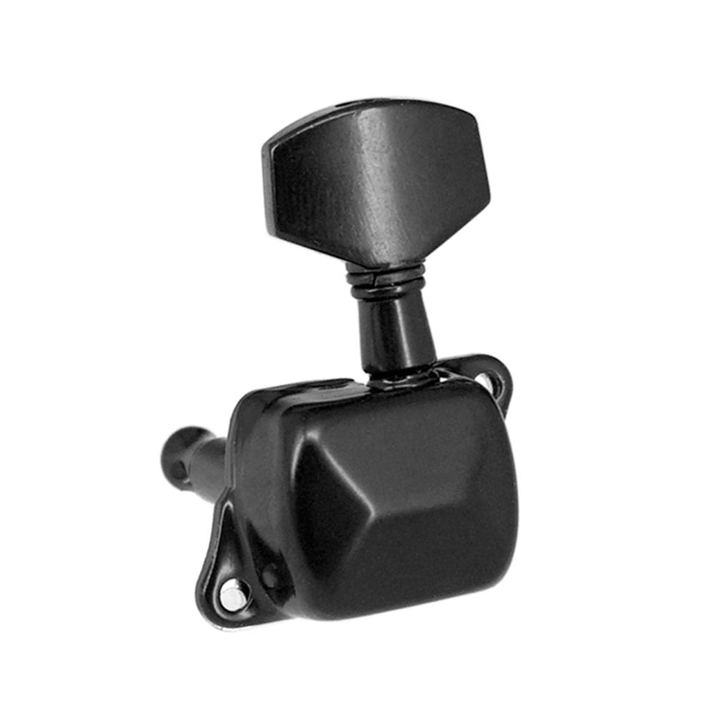 6 колков для гитарных струн, полузакрытые колки, тюнеры для электрогитары и акустической гитары.