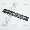 Car Styling Supercharged 3D ABS Adhesive Emblem Rear Trunk Badge Fender Sticker Car Body Decal Auto Accessory