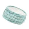 Winter Headband Women Fuzzy Fleece Lined Ear Warmer Cable Knit Thick Warm Crochet Headband Solid