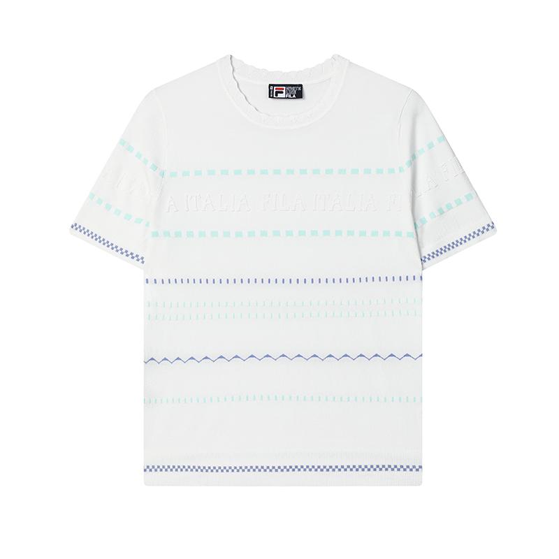 Новый трикотаж FILA Женский Стандартный Белый F11W523405F-WT
