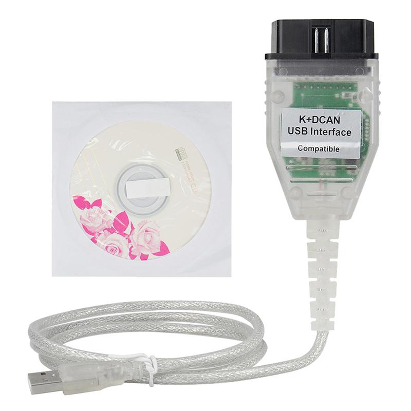 Для K Dcan Switch Obdii диагностический кабель In-Pa K+Dcan Usb интерфейс In-Pa Ediabas KD Can Obd2 диагностический сканер Ft232Rl