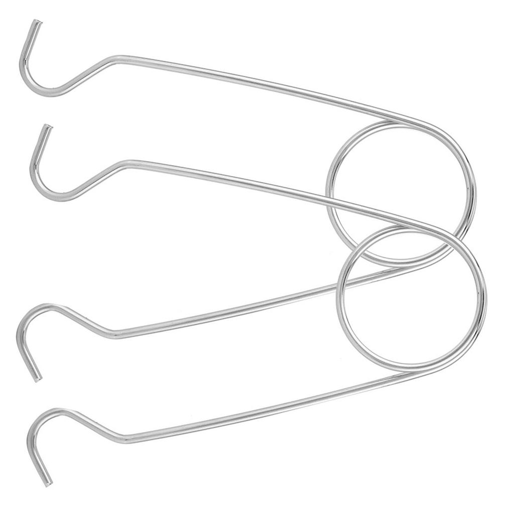 2Pcs Stainless Steel Fish Mouth Jaw Spreaders Hanging Hook Rack for Cooker Water Bottle