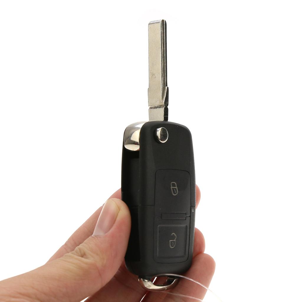 2 кнопки дистанционного складного ключа автомобиля оболочки для MK4 Bora Golf 4 5 6 Passat Bora Touran