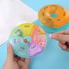 7 Grids Seven Days Pill Case Round Pill Dispenser Portable Tablet Container  for Home&Travel