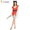 Halloween Party Stage Show Costume Adult Female Court Red Luxury Pirate Costume Game Uniform Temptation
