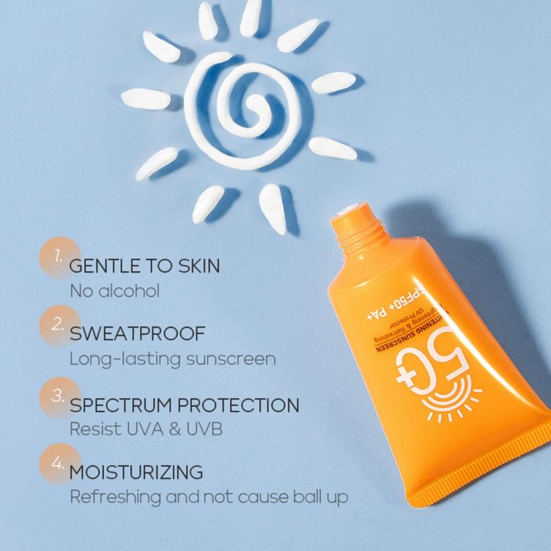 Увлажняющий солнцезащитный лосьон для всех типов кожи Нежирный быстро впитывающийся солнцезащитный лосьон для лица и тела 30 г