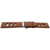 Bracelet De Montre - MY-MONTRE - Grand Prix - 24 Mm - Cuir De Veau - Couleur Tan
