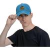 Кепка для стрельбы из лука Bear Hat Classic Vintage Hat для мужчин и женщин Teenage Cap Adjustable Cowboy Hat Blue