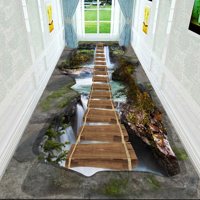 3D ковры для коридора, гостиной, украшения дома, вестибюля отеля, длинного ковра, лестницы, коврика для входной двери