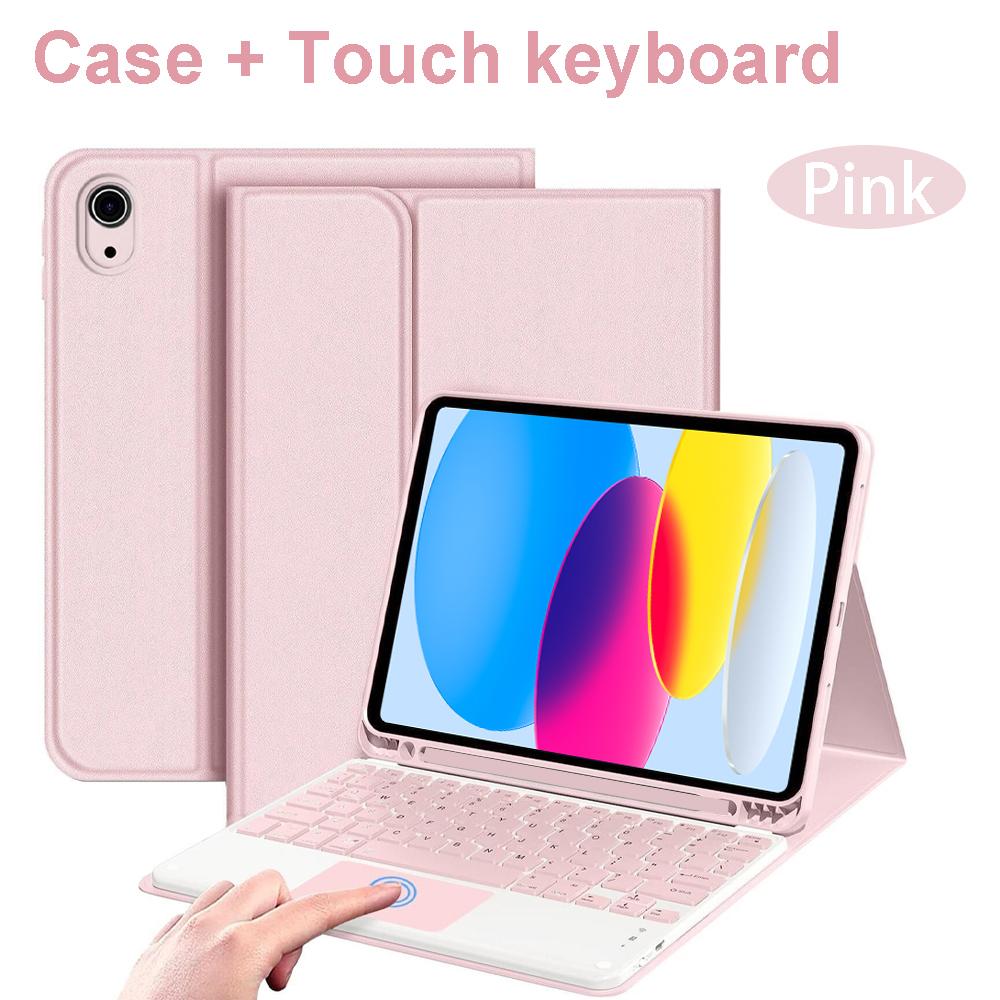 Case for iPad A16 11 Inch A3355 A3356 A3354,Bluetooth Keyboard cover for iPad 10th 10.9 Inch A2696 A2757 A2777 A3162